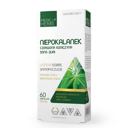 MEDICA HERBS Niepokalanek, Czerwona Koniczyna, Dong Quai 60 kaps.