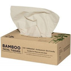 ZUZii − Bambusowe chusteczki 3-warstwowe w kartoniku − 100 szt.