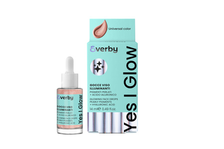Everby Yes I Glow Rozświetlające krople do twarzy z perłowymi pigmentami i kwasem hialuronowym 14ml