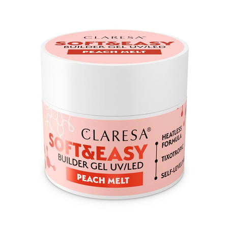 Soft&Easy Builder Gel żel budujący Peach Melt 45g