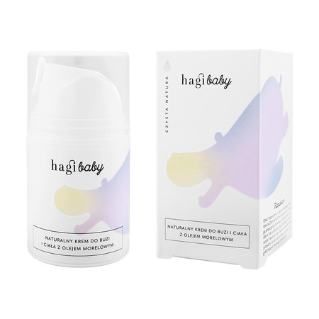 Hagi Baby − Naturalny krem do buzi i ciała z olejem morelowym − 50 ml