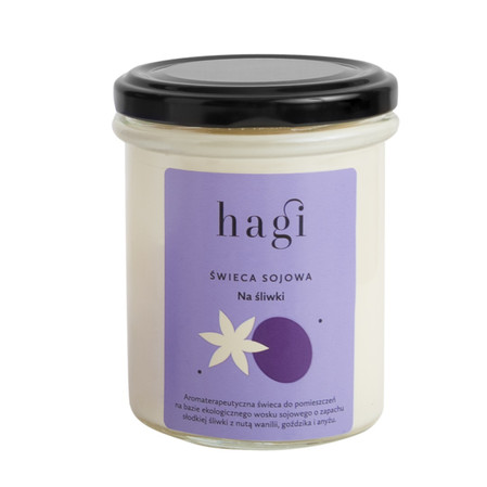 Hagi Świeca sojawa na śliwki 215 ml