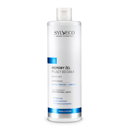 Sylveco Dermo Skóra atopowa Kremowy żel myjący do ciała 400ml