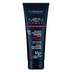 4organic - Men Power Naturalny szampon do włosów zagęszczenie i odbudowa 250ml