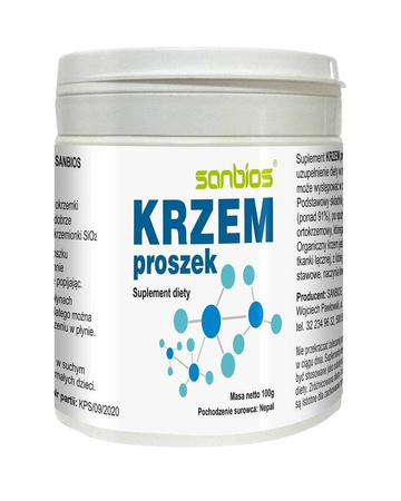 Sanbios − Krzem proszek − 100 g 