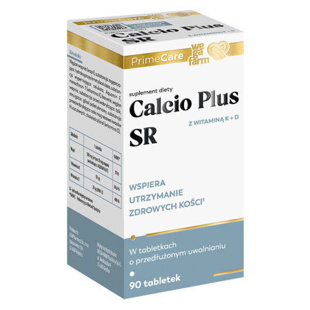 WegaFarm Calcio Plus SR wapń 90 tabl.