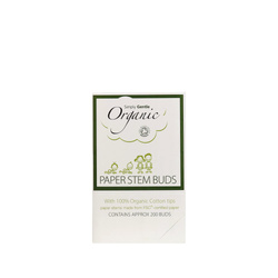 Simply Gentle, Organiczne patyczki kosmetyczne do uszu, 200 szt.