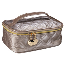 Gold &amp; Black kuferek kosmetyczny mały złoty