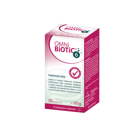 Omni-Biotic® probiotyk na wsparcie flory jelitowej 60g vege